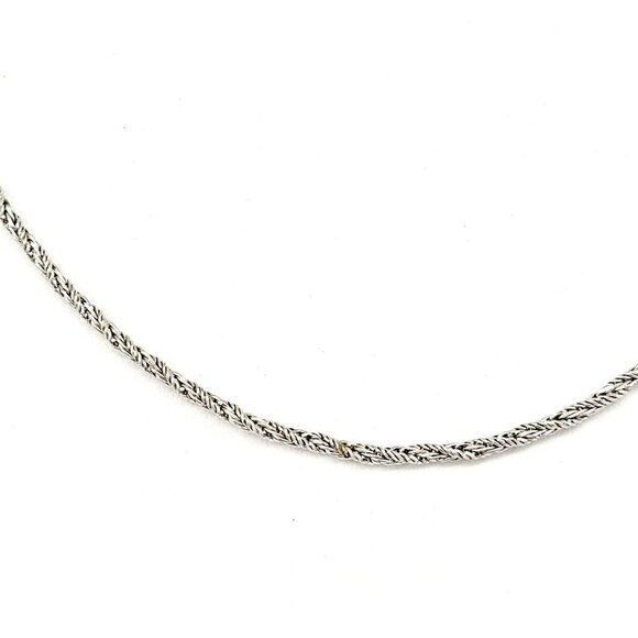 Vintage 17" Monet Rope Chain Silver Tone Classic Timeless Elegance Veratile EUC - Picture 3 of 7